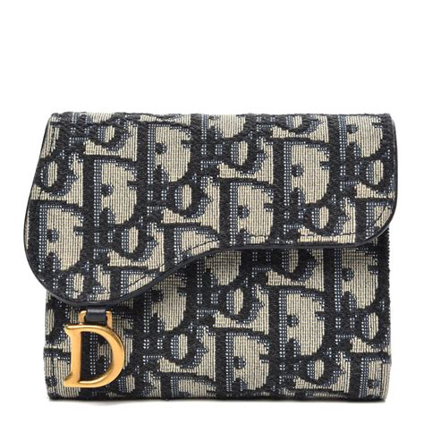 christian dior wallets online|christian dior oblique saddle wallet.